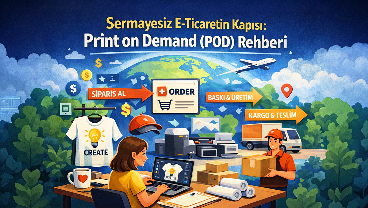 Sermayesiz E-Ticaretin Kapısı: Print on Demand (POD) Rehberi
