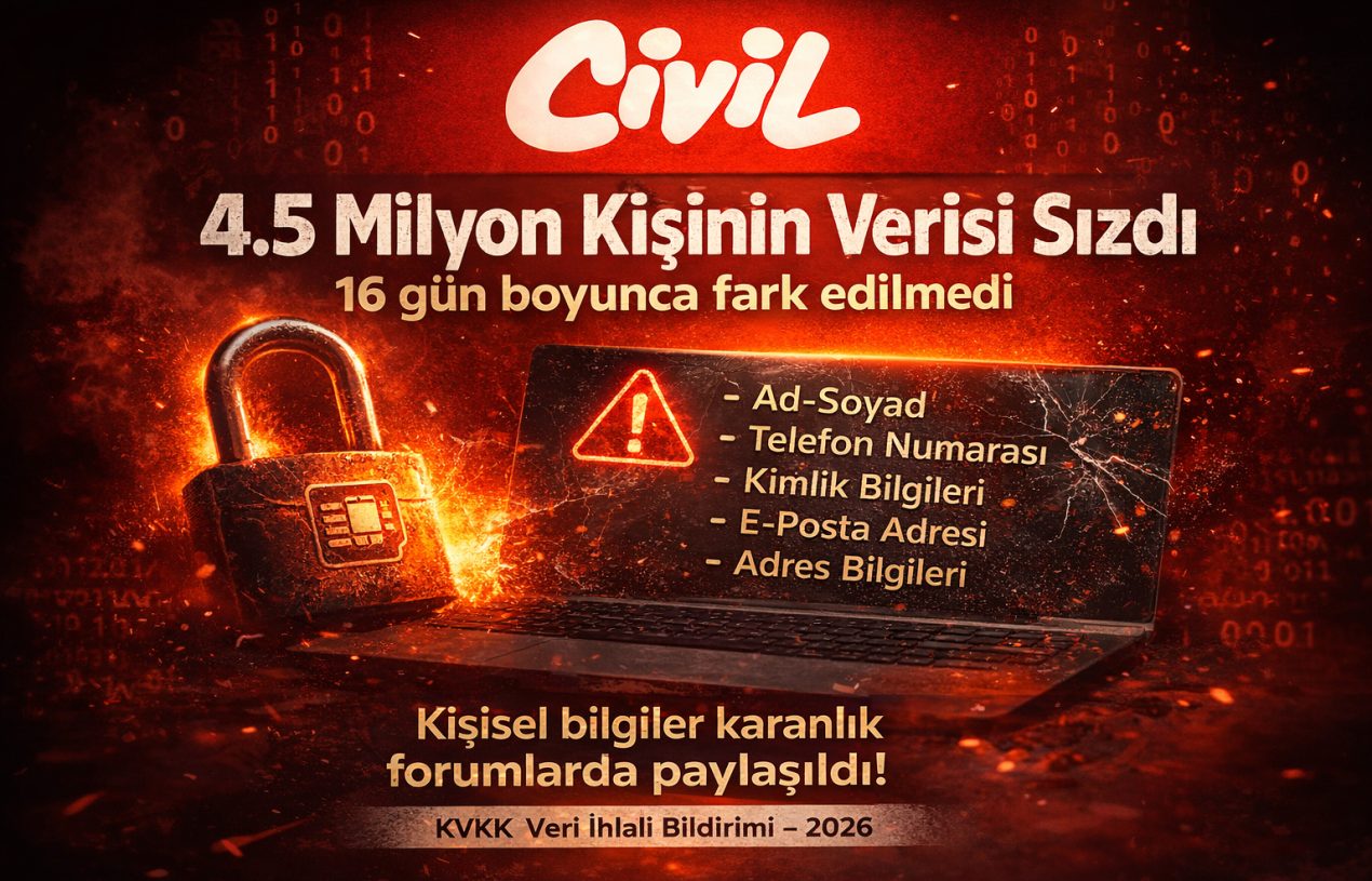Civil Mağazacılık Veri İhlali: 4.5 Milyon Kişinin Bilgileri Tehlikede mi?